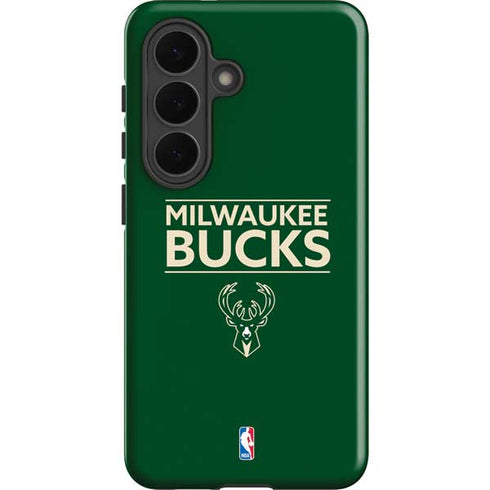 NBA Milwaukee Bucks Standard - Green Galaxy S26 Impact Case