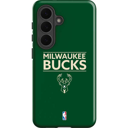 NBA Milwaukee Bucks Standard - Green Galaxy S26 Plus Impact Case