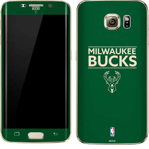 NBA Milwaukee Bucks Standard - Green Galaxy S7 Edge Skin