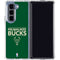 NBA Milwaukee Bucks Standard - Green Galaxy Z Fold5 5G Clear Case