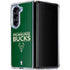 NBA Milwaukee Bucks Standard - Green Galaxy Z Fold5 5G Clear Case