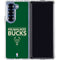 NBA Milwaukee Bucks Standard - Green Galaxy Z Fold6 Clear Case
