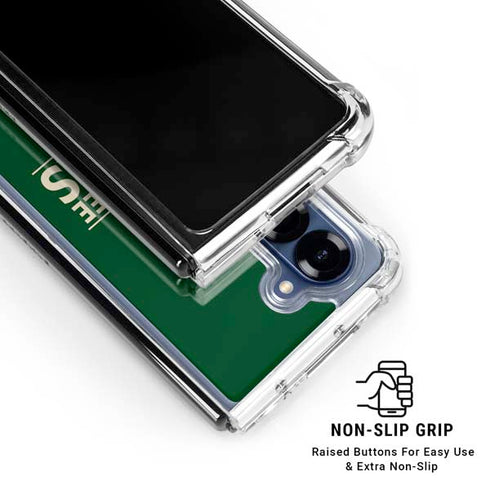NBA Milwaukee Bucks Standard - Green Galaxy Z Fold6 Clear Case