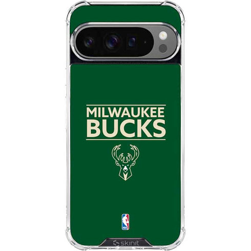 NBA Milwaukee Bucks Standard - Green Google Pixel 10 Pro XL Clear Case