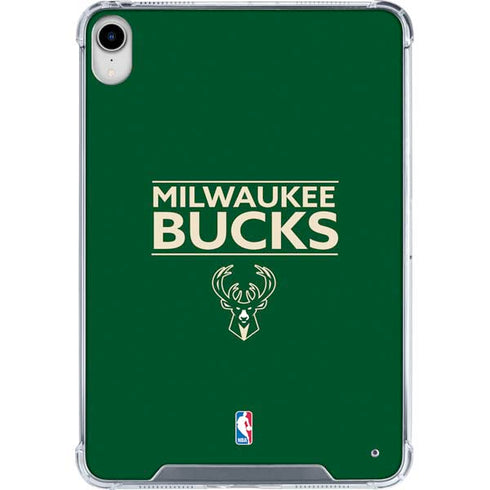 NBA Milwaukee Bucks Standard - Green iPad 11th Gen (2025) Clear Case