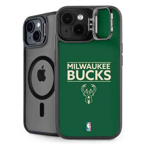 NBA Milwaukee Bucks Standard - Green iPhone 14 Plus Kickstand Case