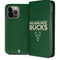 NBA Milwaukee Bucks Standard - Green iPhone 14 Pro Max Folio Case