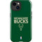 NBA Milwaukee Bucks Standard - Green iPhone 15 Impact Case