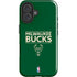 NBA Milwaukee Bucks Standard - Green iPhone 16 Impact Case