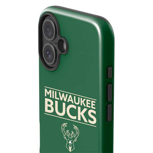 NBA Milwaukee Bucks Standard - Green iPhone 16 Impact Case
