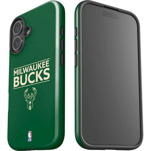 NBA Milwaukee Bucks Standard - Green iPhone 16 Impact Case
