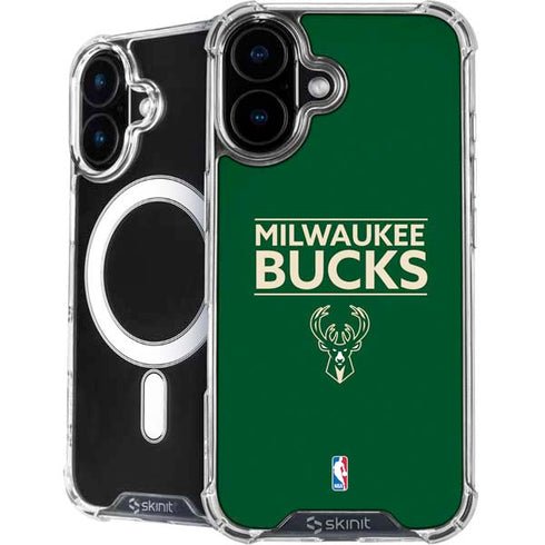 NBA Milwaukee Bucks Standard - Green iPhone 16 MagSafe Case