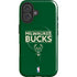 NBA Milwaukee Bucks Standard - Green iPhone 16 Magsafe Impact Case
