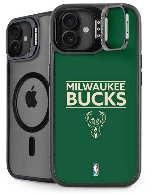NBA Milwaukee Bucks Standard - Green iPhone 16 Plus Kickstand Case