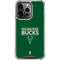 NBA Milwaukee Bucks Standard - Green iPhone 16 Pro Clear Case