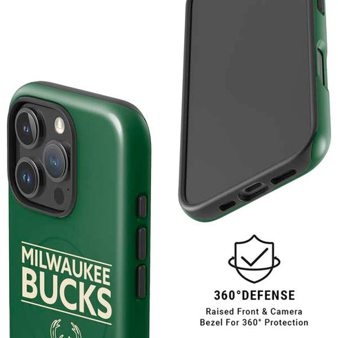 NBA Milwaukee Bucks Standard - Green iPhone 16 Pro Max Magsafe Impact Case