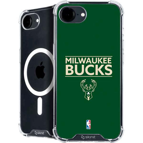 NBA Milwaukee Bucks Standard - Green iPhone 16e MagSafe Case