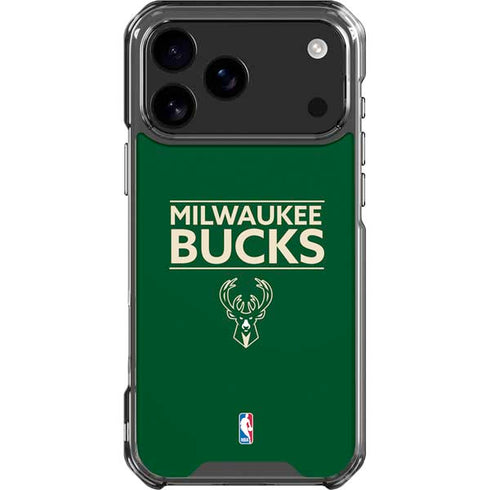NBA Milwaukee Bucks Standard - Green iPhone 18 Pro Max Clear Case