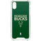 NBA Milwaukee Bucks Standard - Green iPhone XS Clear Case