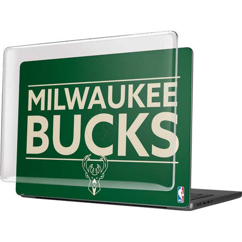 NBA Milwaukee Bucks Standard - Green MacBook Pro 14in (2021-24) Case plus Skin