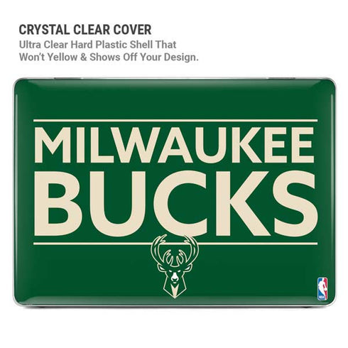 NBA Milwaukee Bucks Standard - Green MacBook Pro 14in (2021-24) Case plus Skin