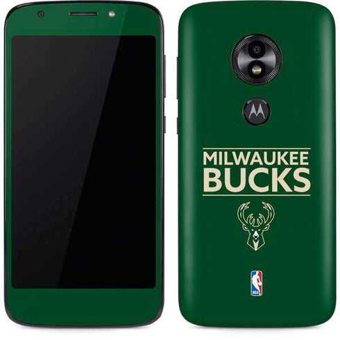 NBA Milwaukee Bucks Standard - Green Moto E5 Play Skin