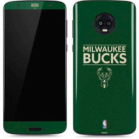 NBA Milwaukee Bucks Standard - Green Moto G6 Skin