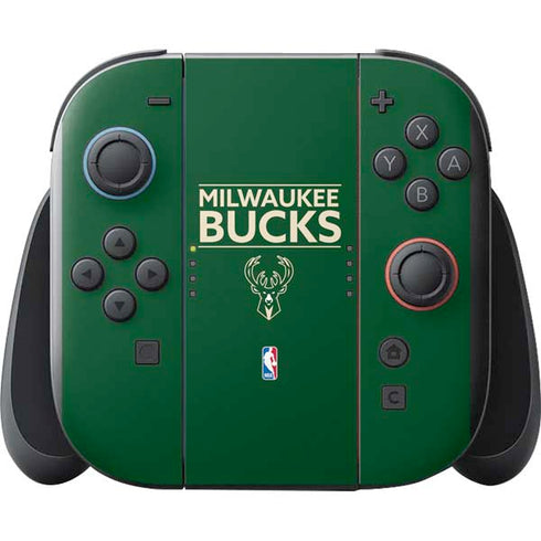 NBA Milwaukee Bucks Standard - Green Nintendo Switch 2 (2025) with Joy-Con Skin