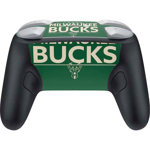 NBA Milwaukee Bucks Standard - Green Nintendo Switch 2 (2025) Pro Controller Skin