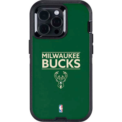 NBA Milwaukee Bucks Standard - Green Otterbox Defender iPhone Skin
