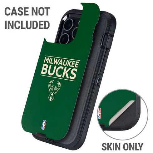 NBA Milwaukee Bucks Standard - Green Otterbox Defender iPhone Skin