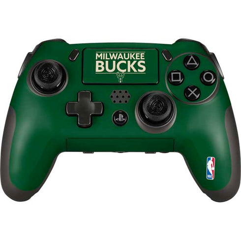 NBA Milwaukee Bucks Standard - Green PlayStation Scuf Vantage 2 Controller Skin