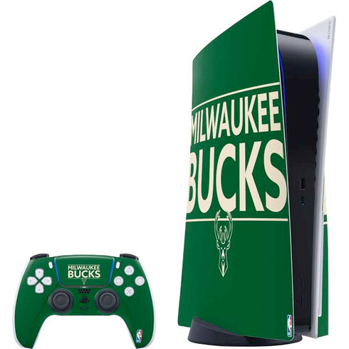 NBA Milwaukee Bucks Standard - Green PlayStation PS5 Skins
