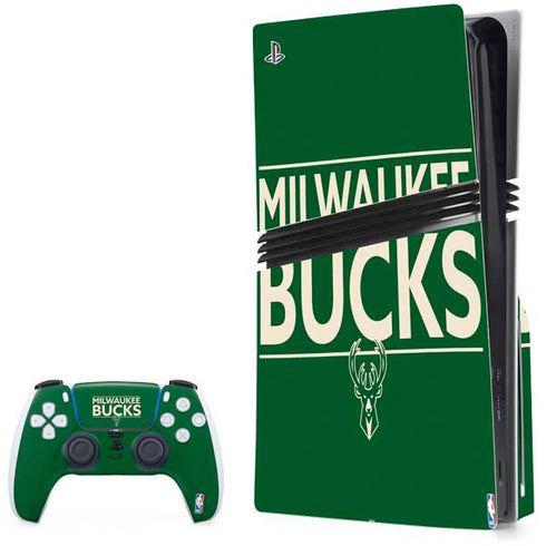 NBA Milwaukee Bucks Standard - Green PlayStation PS5 Skins
