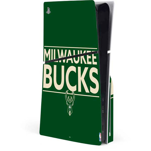 NBA Milwaukee Bucks Standard - Green PlayStation PS5 Skins