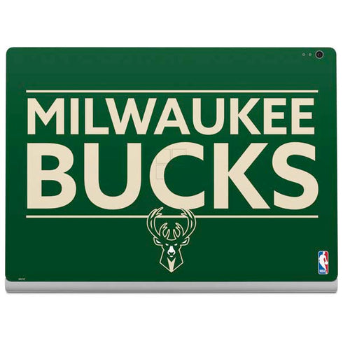NBA Milwaukee Bucks Standard - Green Surface Book 2 15in Skin
