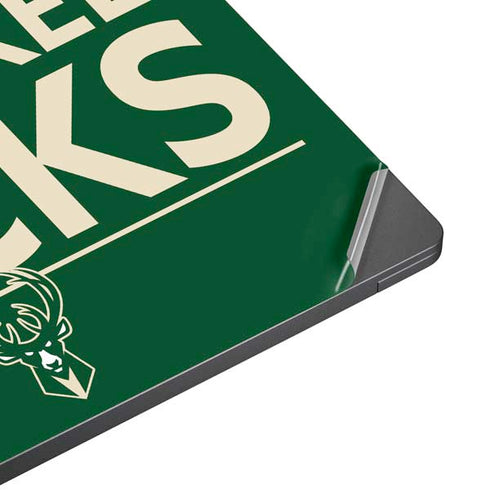 NBA Milwaukee Bucks Standard - Green Surface Laptop 7 15in Skin