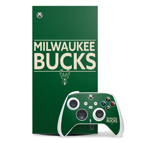 NBA Milwaukee Bucks Standard - Green Xbox Series X Skins
