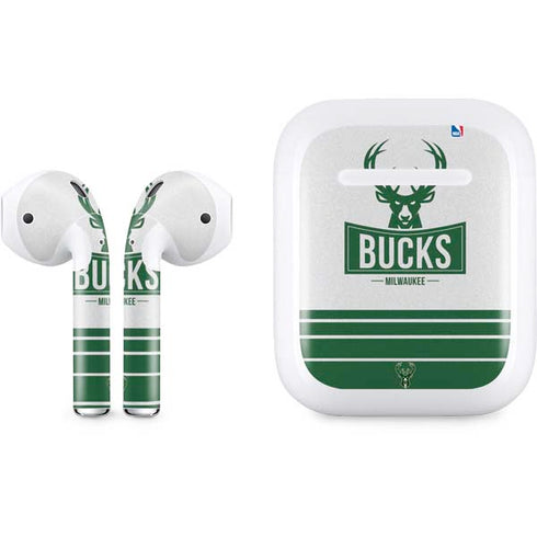 NBA Milwaukee Bucks Static Apple AirPods Skin