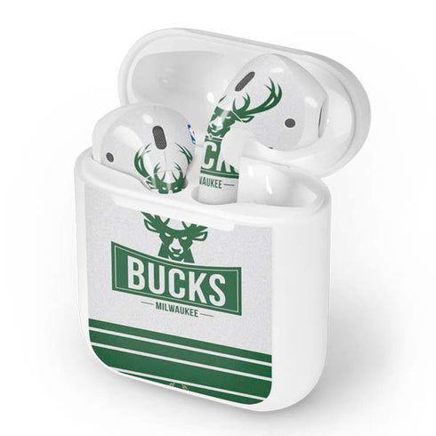 NBA Milwaukee Bucks Static Apple AirPods Skin