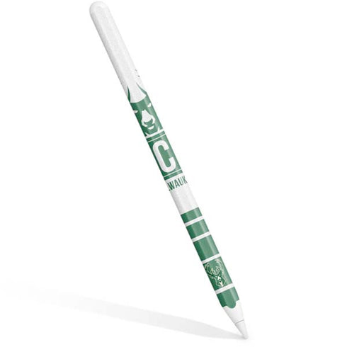 NBA Milwaukee Bucks Static Apple Pencil (2nd Gen 2019) Skin