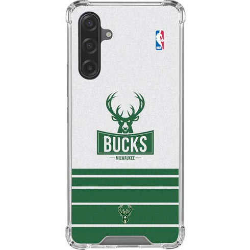 NBA Milwaukee Bucks Static Galaxy A17 Clear Case