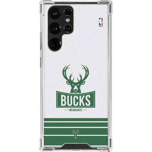 NBA Milwaukee Bucks Static Galaxy S23 Ultra Clear Case