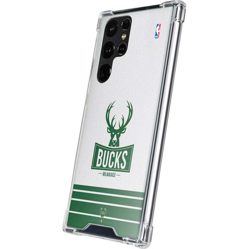NBA Milwaukee Bucks Static Galaxy S23 Ultra Clear Case