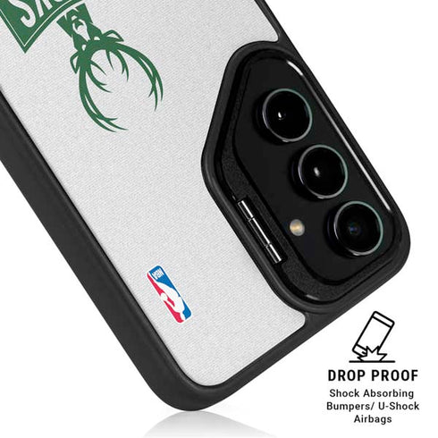 NBA Milwaukee Bucks Static Galaxy S24 FE Kickstand Case