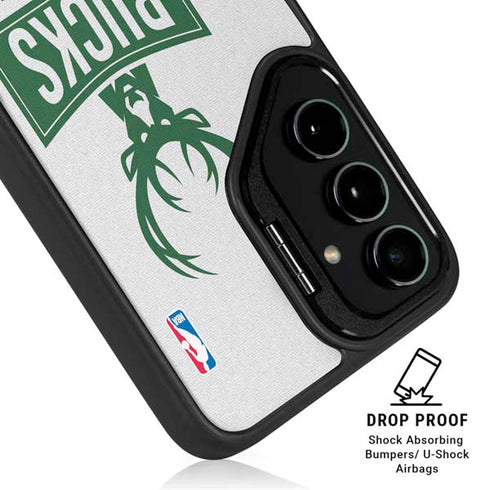 NBA Milwaukee Bucks Static Galaxy S25 Plus Kickstand Case