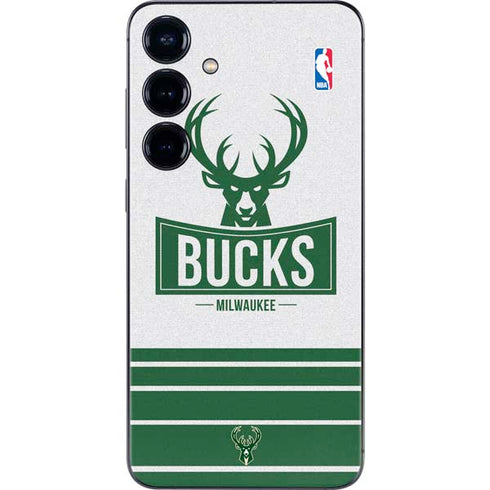 NBA Milwaukee Bucks Static Galaxy S25 Skin