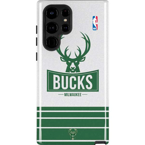 NBA Milwaukee Bucks Static Galaxy S25 Ultra Impact Case