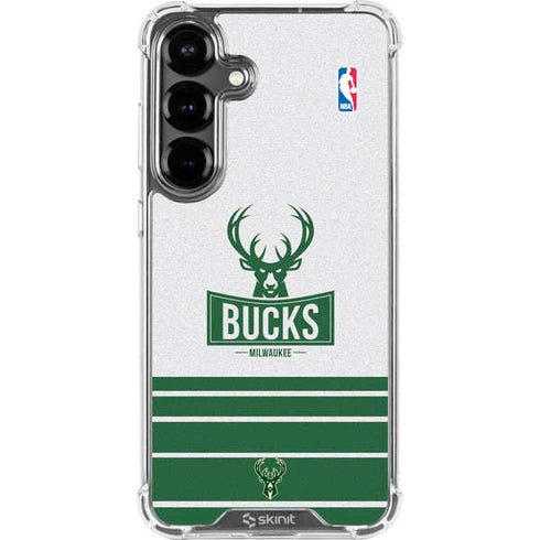 NBA Milwaukee Bucks Static Galaxy S26 Clear Case