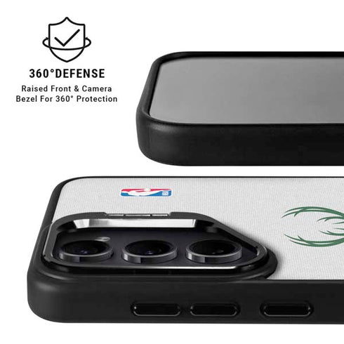 NBA Milwaukee Bucks Static Galaxy S26 Plus Kickstand Case